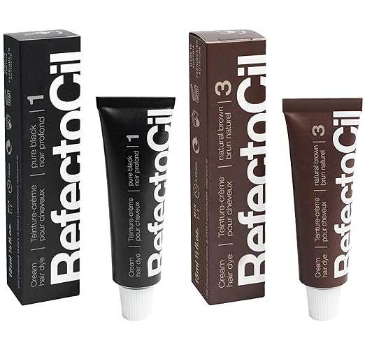 Refectocil Natural Brown & Pure Black